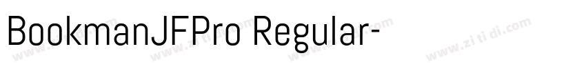 BookmanJFPro Regular字体转换